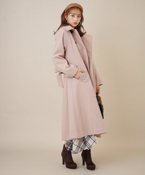 セール 50%OFF】バックフレアロングチェスターコート(504940605) トランテアン ソン ドゥ モード(31 Sons de mode) d fashion 31 Sons de mode バックフレアロングチェスターコート