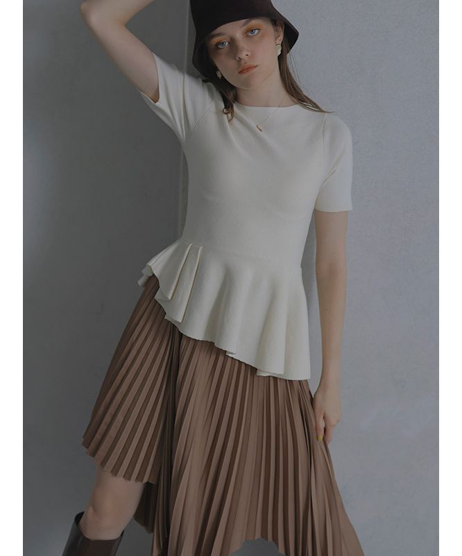 逆輸入 セール 60%OFF】エイミーイストワール ペプラム istoire eimy ニット/セーター