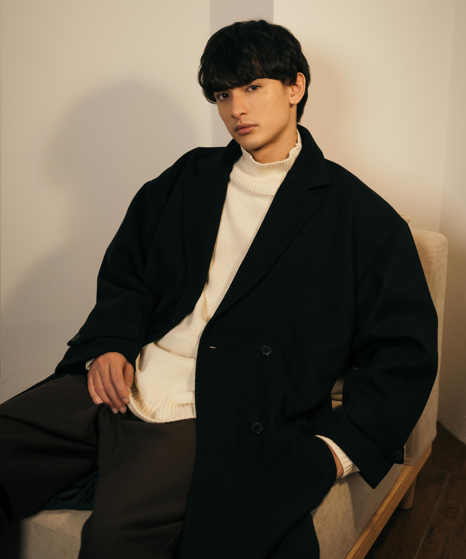 クーポン】ロッキーモンロー Rocky Monroe チェスターコート クーポン】ロッキーモンロー Rocky Monroe チェスターコート