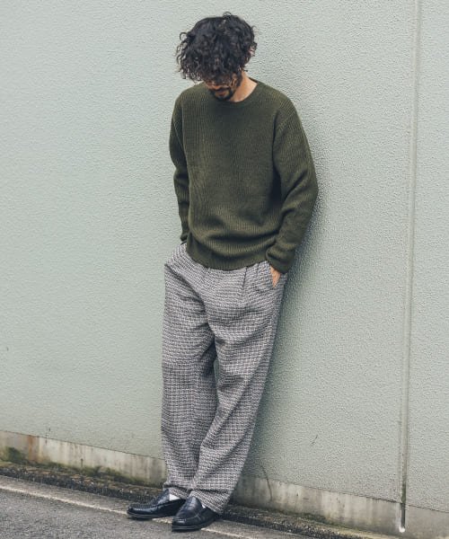 ウォッシャブルウール混クルーネックニット(504953450) | アーバンリサーチサニーレーベル(URBAN RESEARCH Sonny Label) - d fashion ウォッシャブルウール混クルーネックニット(504953450) | アーバンリサーチサニーレーベル(URBAN RESEARCH Sonny Label) - d fashion