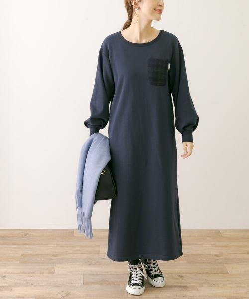 セール ハリスツイードポケットスウェットワンピース アーバンリサーチサニーレーベル Urban Research Sonny Label D Fashion