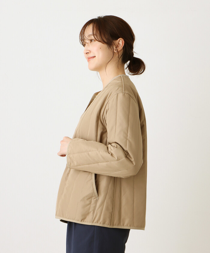 クーポン】【セール 10%OFF】リバーシブルキルトコート/リバティ