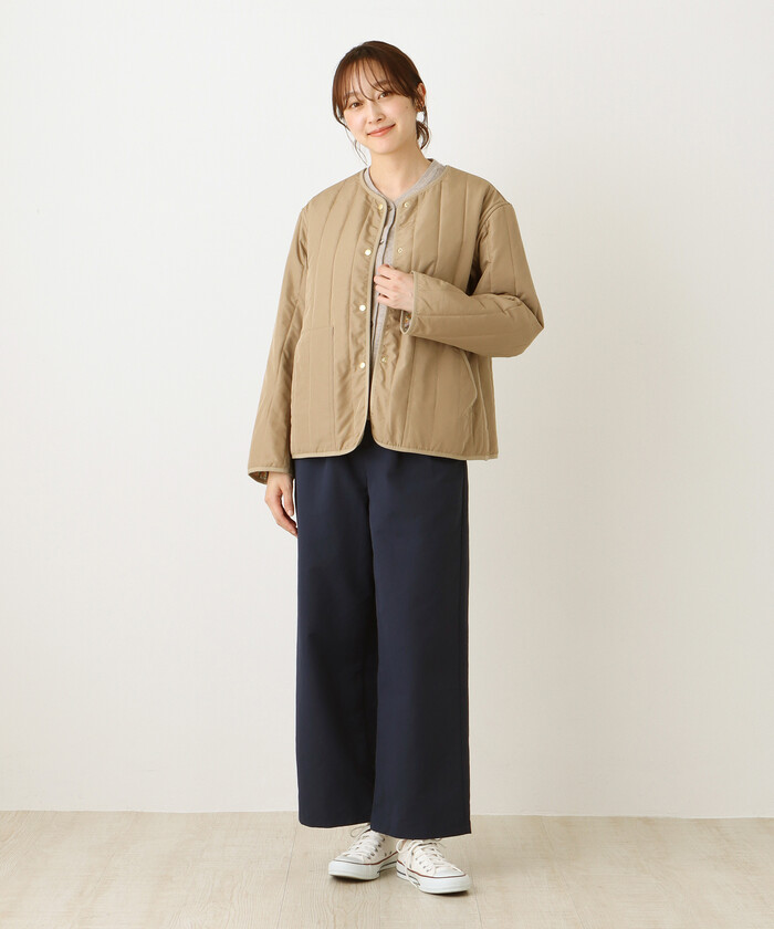 クーポン】【セール 10%OFF】リバーシブルキルトコート/リバティ
