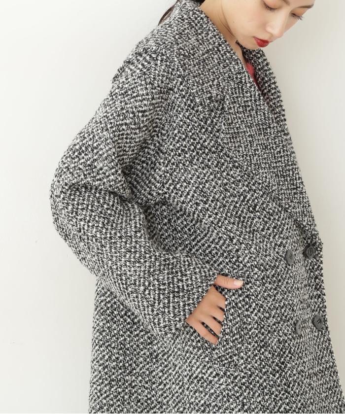 セール 20%OFF】ツイードコクーンコート(504929686) | ジル バイ
