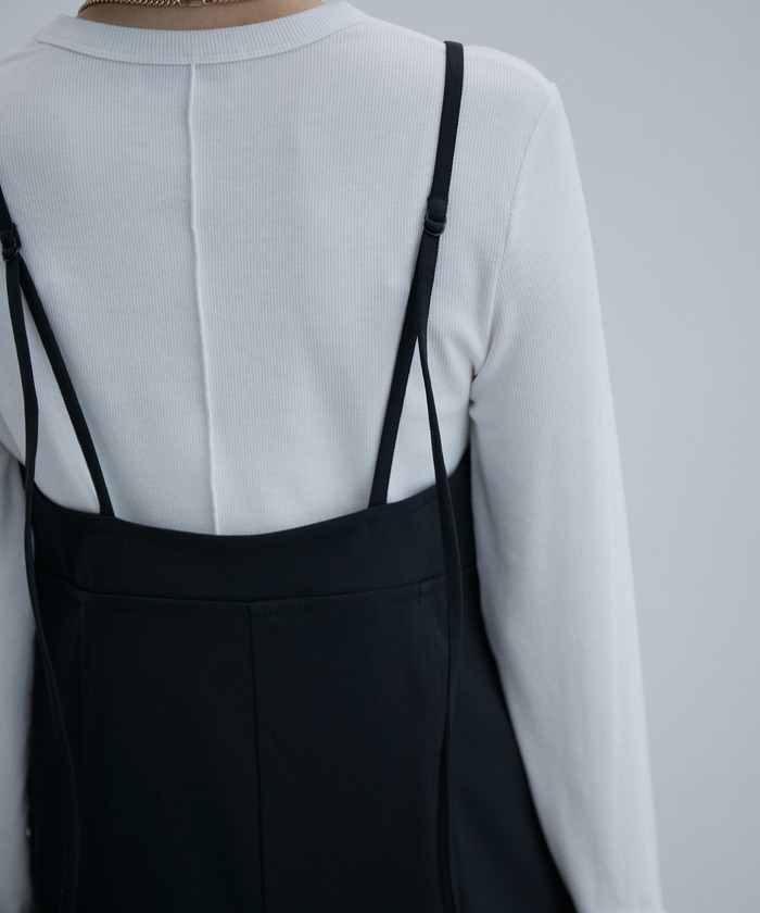 新品✨ADAM ET ROPE' 【サステナブル】ビスチェキャミワンピース ADAM ET ROPÉ FEMME(アダム エ ロペ ファム) / 【サステナブル