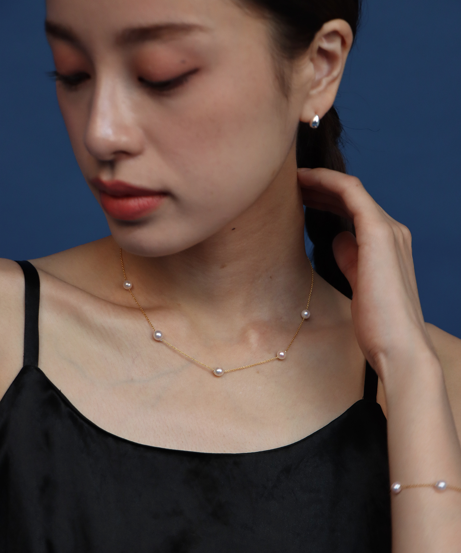 【甘さをプラスするBlueheart♡】CHANEL ネックレス 甘さをプラスするBlueheart♡】CHANEL ネックレス