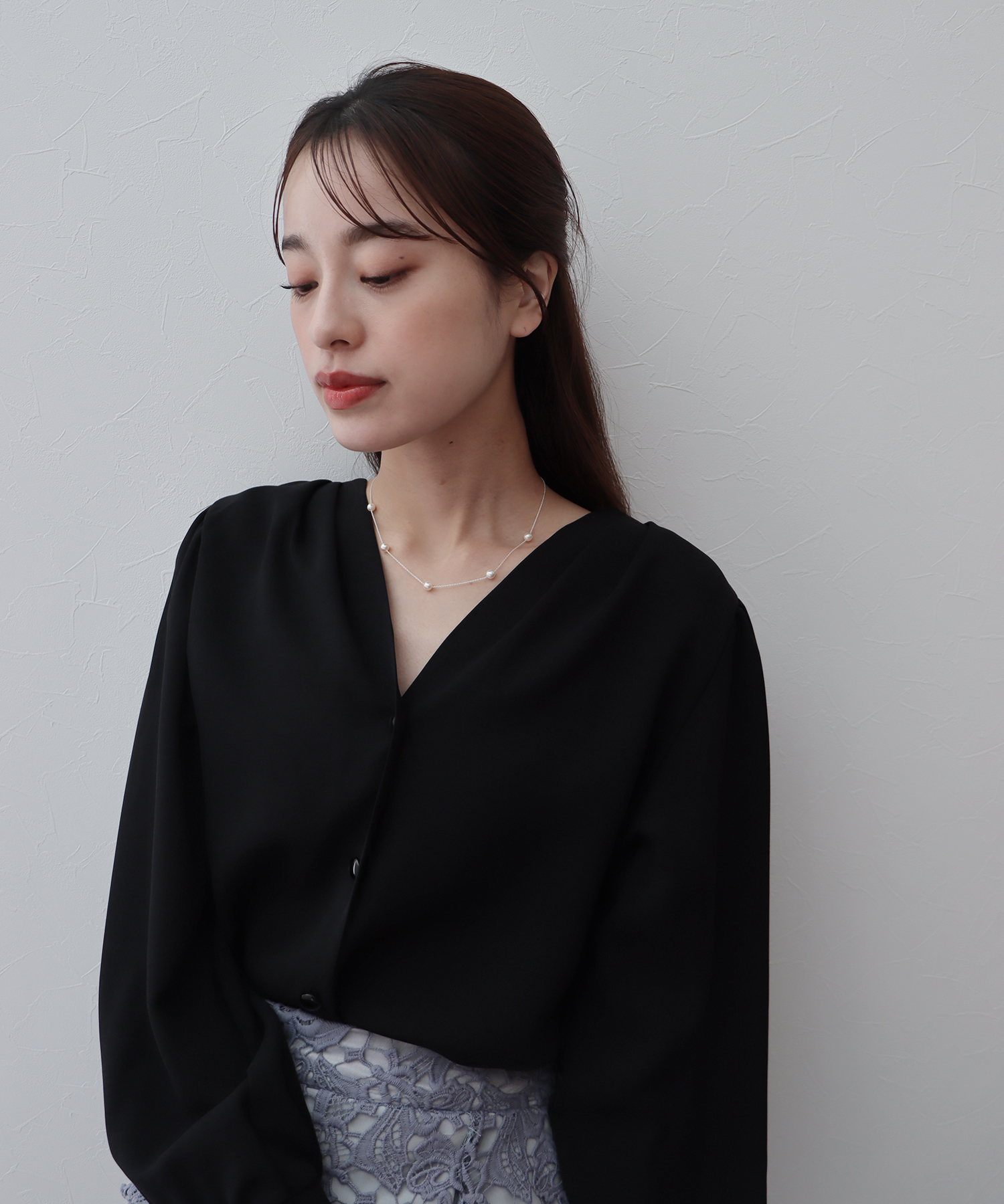 ◯関税送料込み ルメール パーソナルブラシネックレス LHME ネックレス 「WEB限定」“MELLOW”パールミックスボール