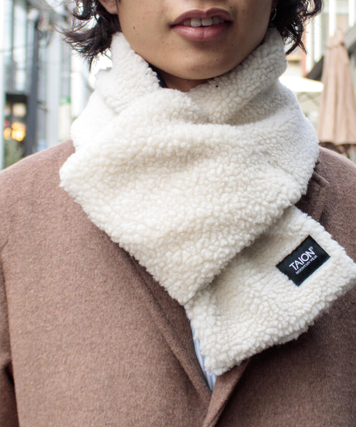 Nigel Cabourn リバーシブルマフラー ベンタイル ボアマフラー