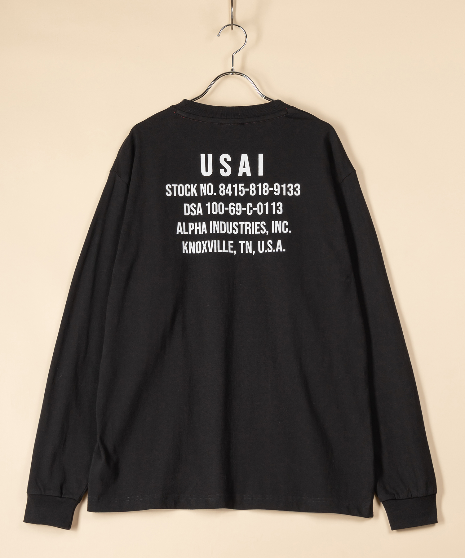 Alpha Industries ALPHA アルファ Tシャツ 長袖 ミリタリーT