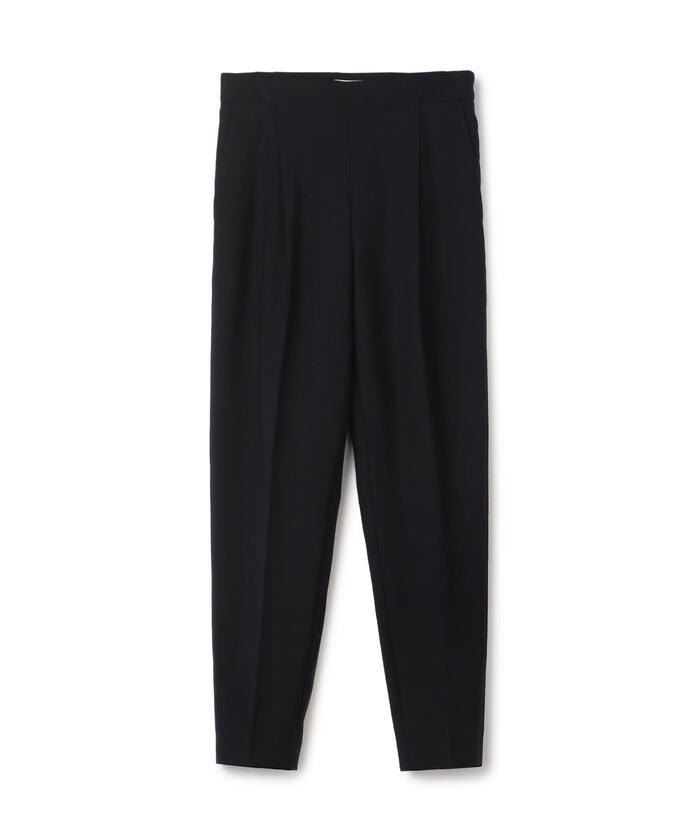 ポリエステルウールツイル タックテーパードパンツ セール 40%OFF】ポリエステルウールツイル タックテーパード