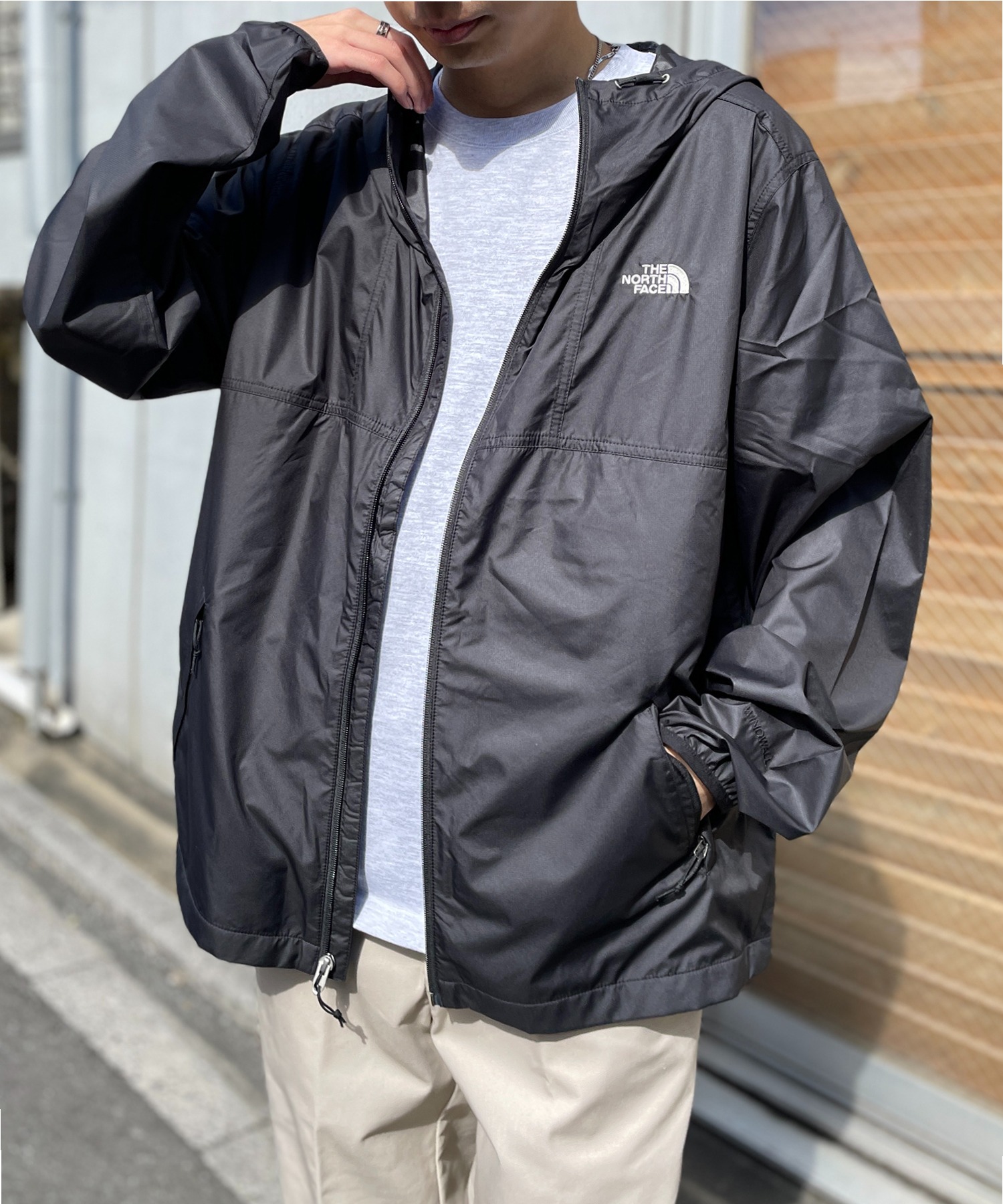 THE NORTHFACE マウンテンウィンドフードシャツ　新品未使用カラーブラック