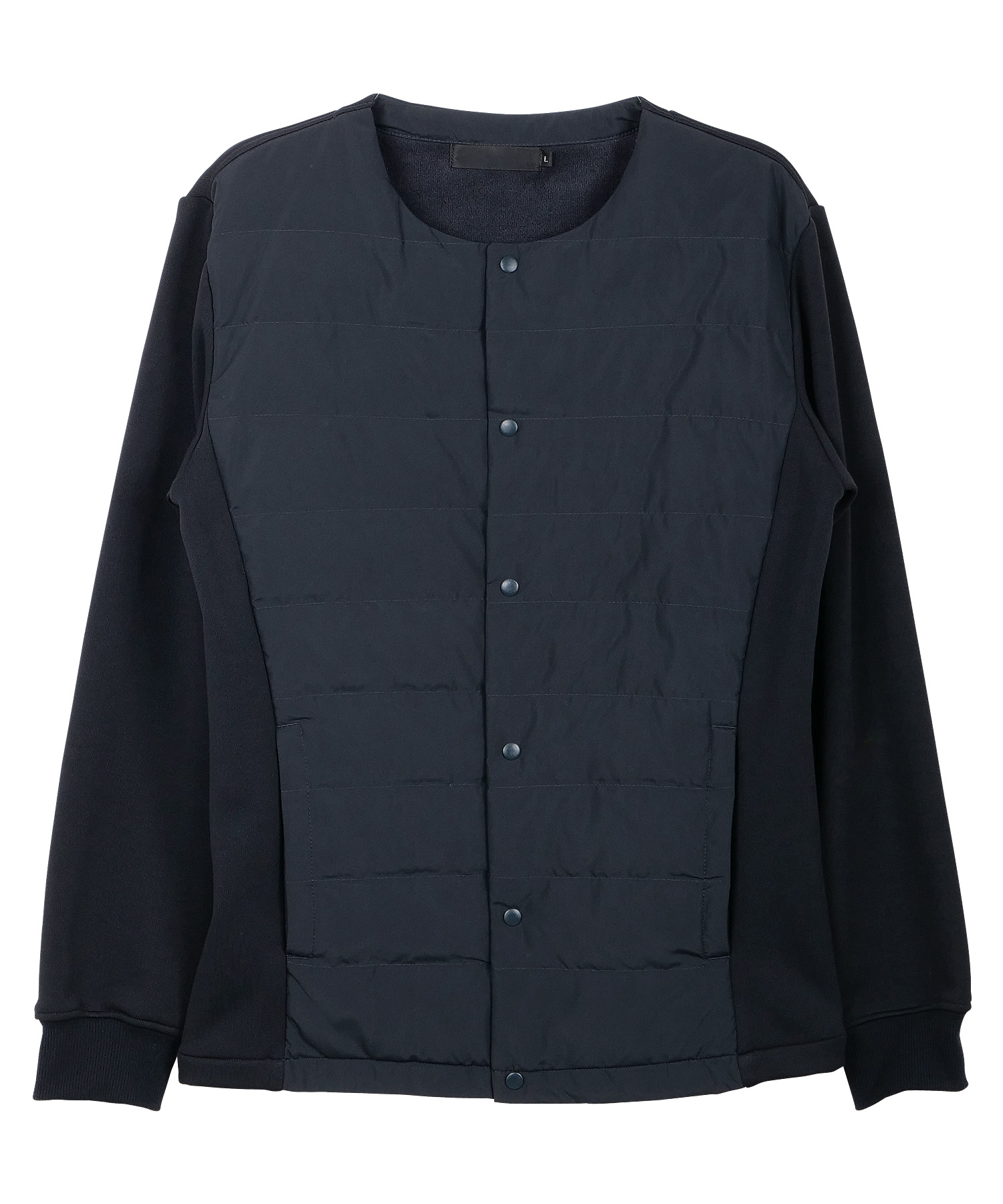 通販 送料無料 ジギーズショップ ノーカラーダウンブルゾン SHOP JIGGYS 服&ファッション小物