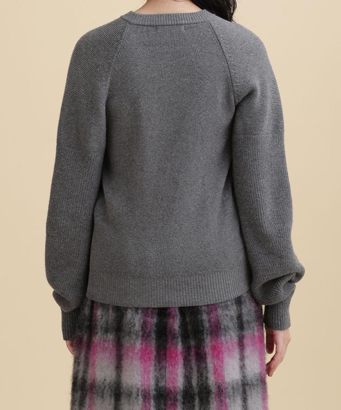 CASA FLINE（カーサフライン）の「ラグランスリットニットトップス（ニット/セーター）」 - WEAR