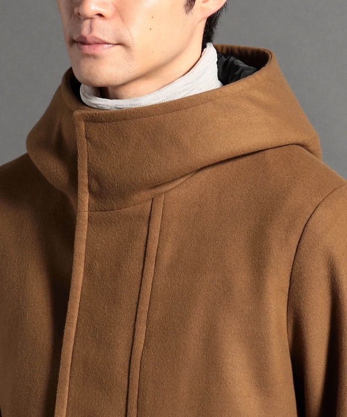お歳暮 時期 セール 50%OFF】ハイブリットメルトンフードコート(504950699 ジャケット・アウター