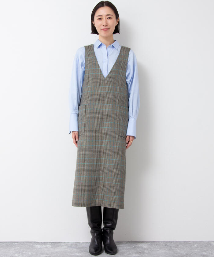 セール 50%OFF】チェックジャンパースカート(504962488
