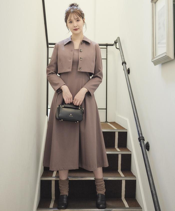 セール 50%OFF】ジャケット×ワンピースセットアップ(504965759 セール 50%OFF】ジャケット×ワンピースセットアップ(504965759