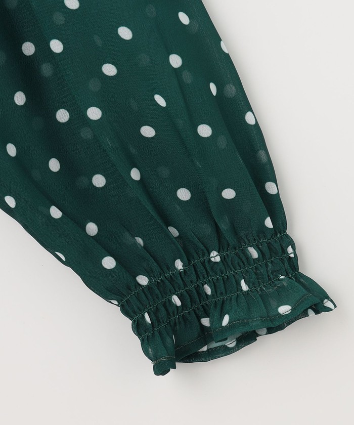 セール 30%OFF】【150－160cm】パリジェンヌドット ワンピース