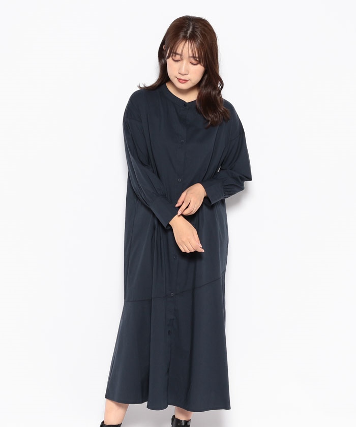 ブージュルード Bou Jeloud 柄ニットTワンピースS×裾フレア ブージュルード Bou Jeloud 柄ニットTワンピースS×裾フレア
