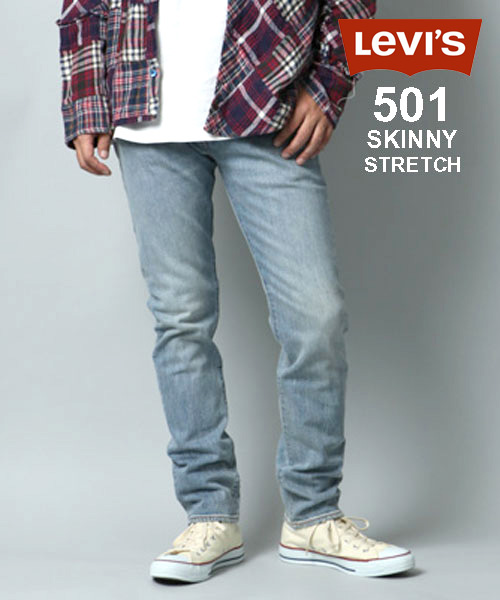 【28】Levis リーバイス 501 skinny indigo デニム