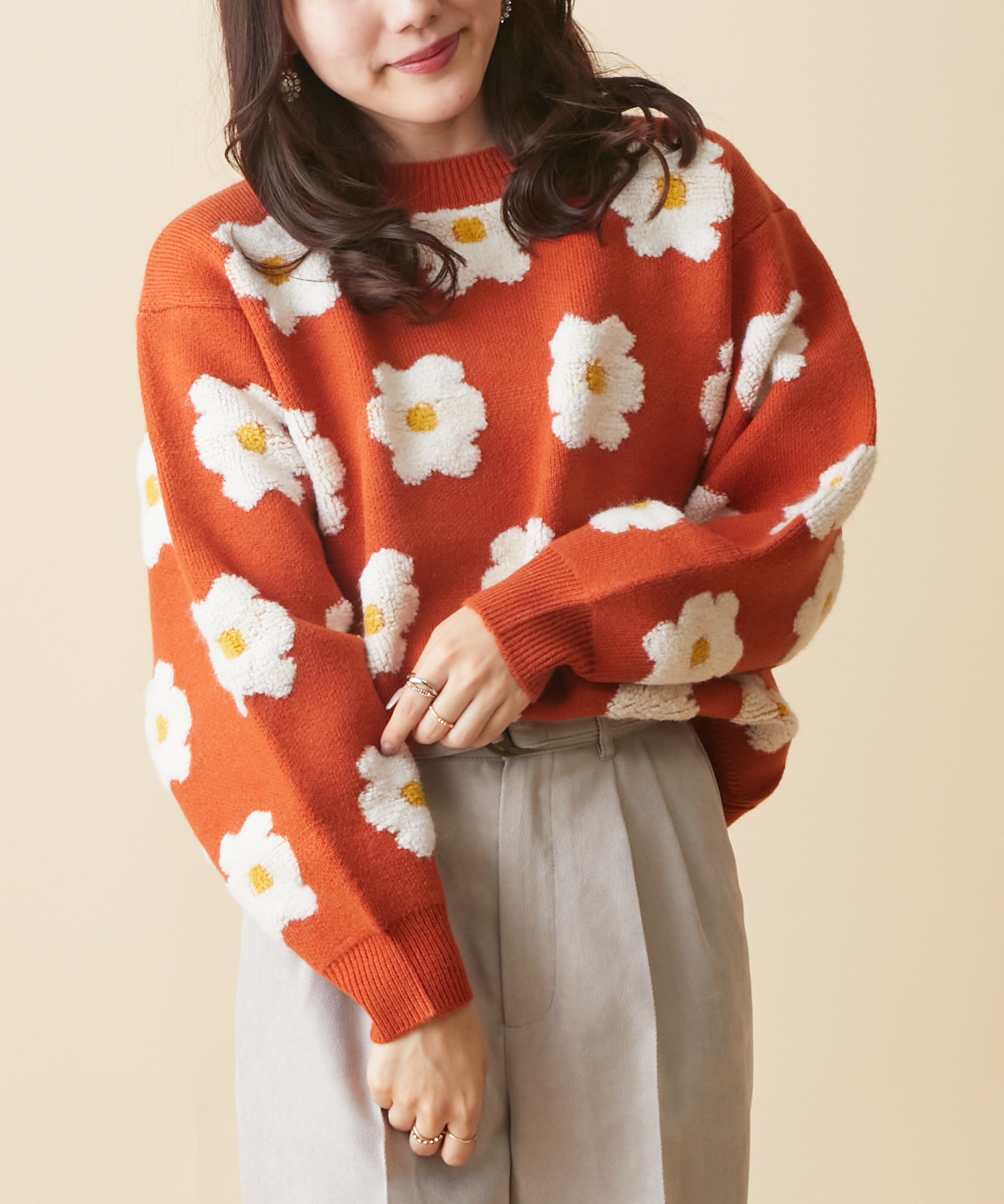 Apolina オリーブグリーン 花柄刺繍オールインワン Apolina オリーブグリーン 花柄刺繍オールインワン その他