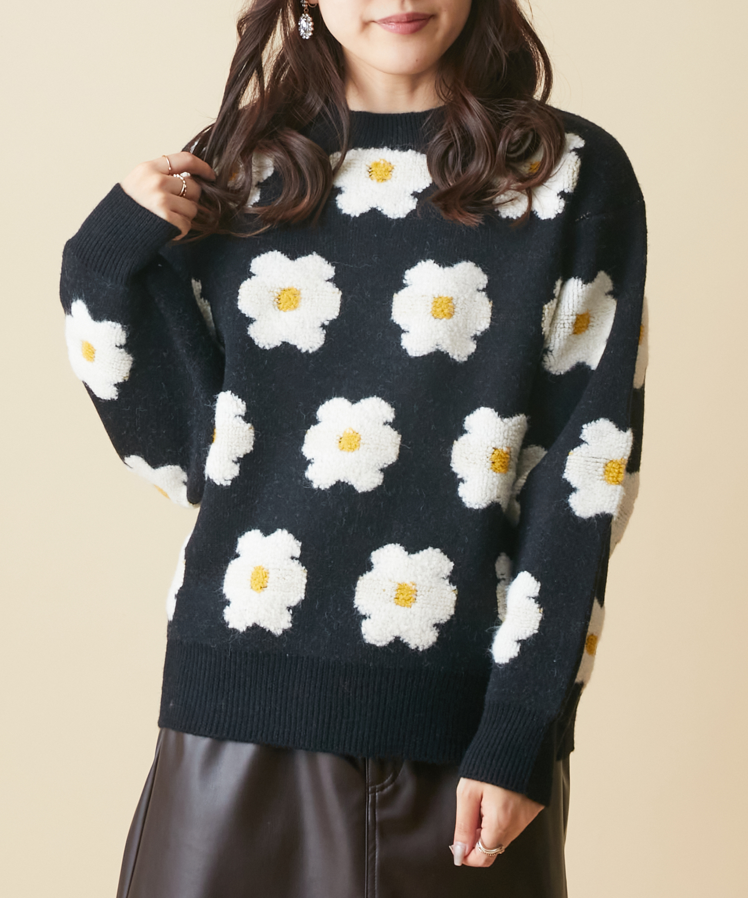 Apolina オリーブグリーン 花柄刺繍オールインワン apolina 花柄刺繍 ワンピース オリーブグリーン 5-7y