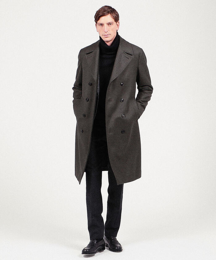 セール 60%OFF】ウール ネップ アルスターコート Dormeuil セール 60%OFF】ウール ネップ アルスターコート Dormeuil