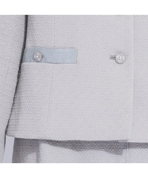 米沢織 フラワージャカード 衿付きジャケット[セットアップ可](504968387) | リリアンビューティ(Liliane Burty