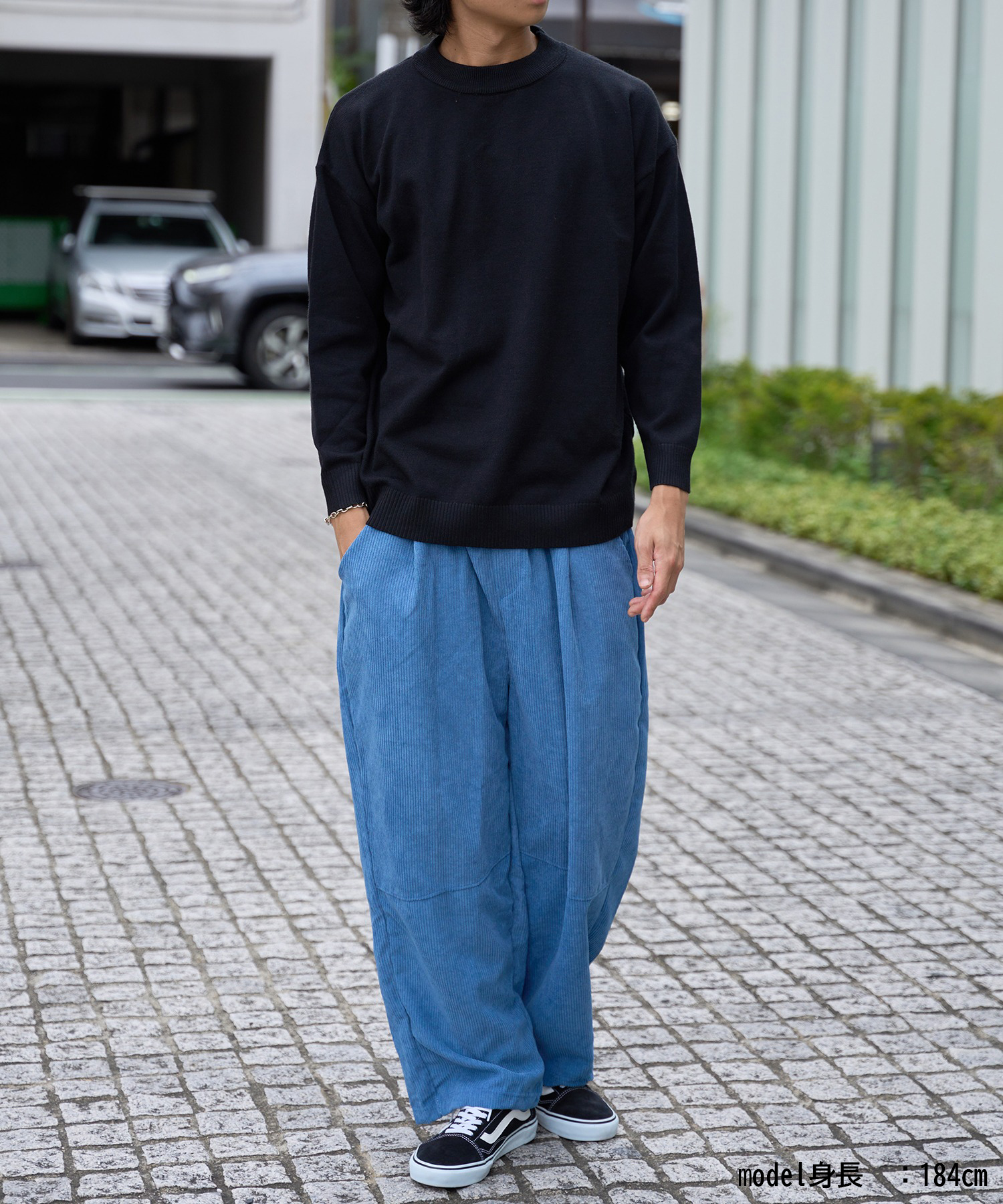 メゾンクラブ MAISON CLUB 【MAISON CLUB】膝切替 ワイド