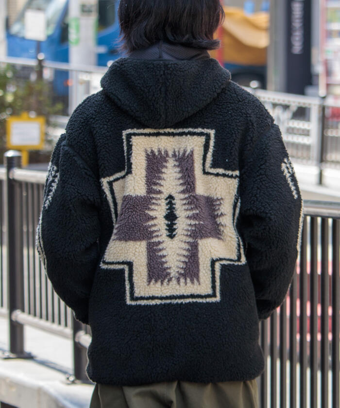 PENDLETON/ペンドルトン】BOA ZIP HOODIE ボアジップフーディー 