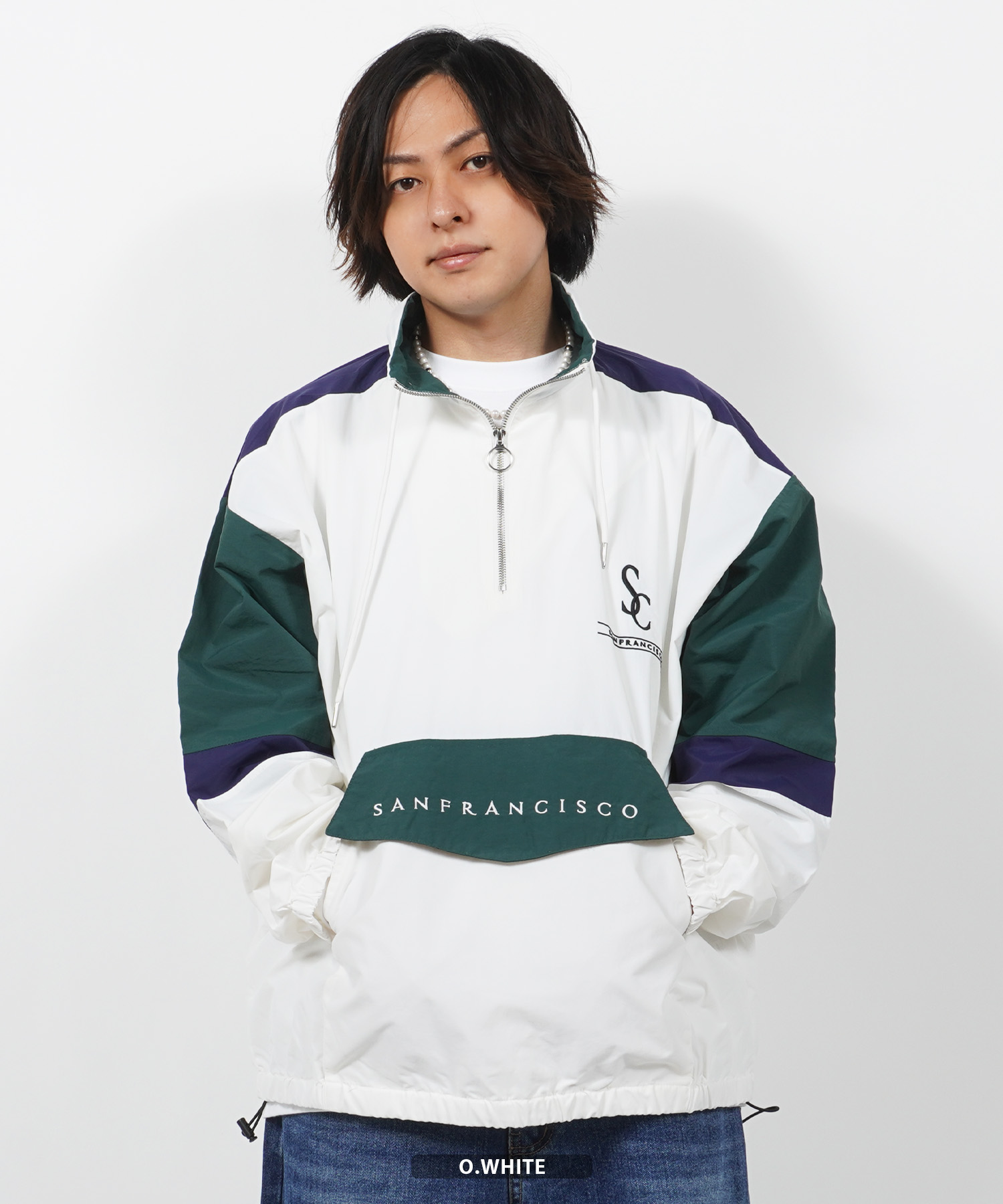 セール】ワンフォークロージング 1111clothing ハーフジップ セール】ワンフォークロージング 1111clothing ハーフジップ