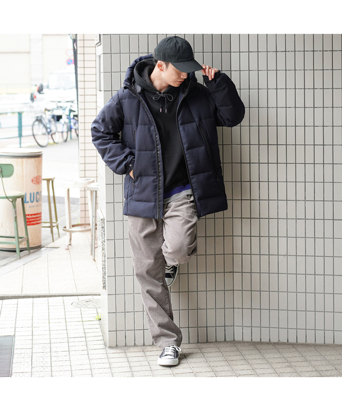マックハウス Mac-House NAVY ネイビー ウールライクダウン マックハウス Mac-House NAVY ネイビー ウールライクダウン