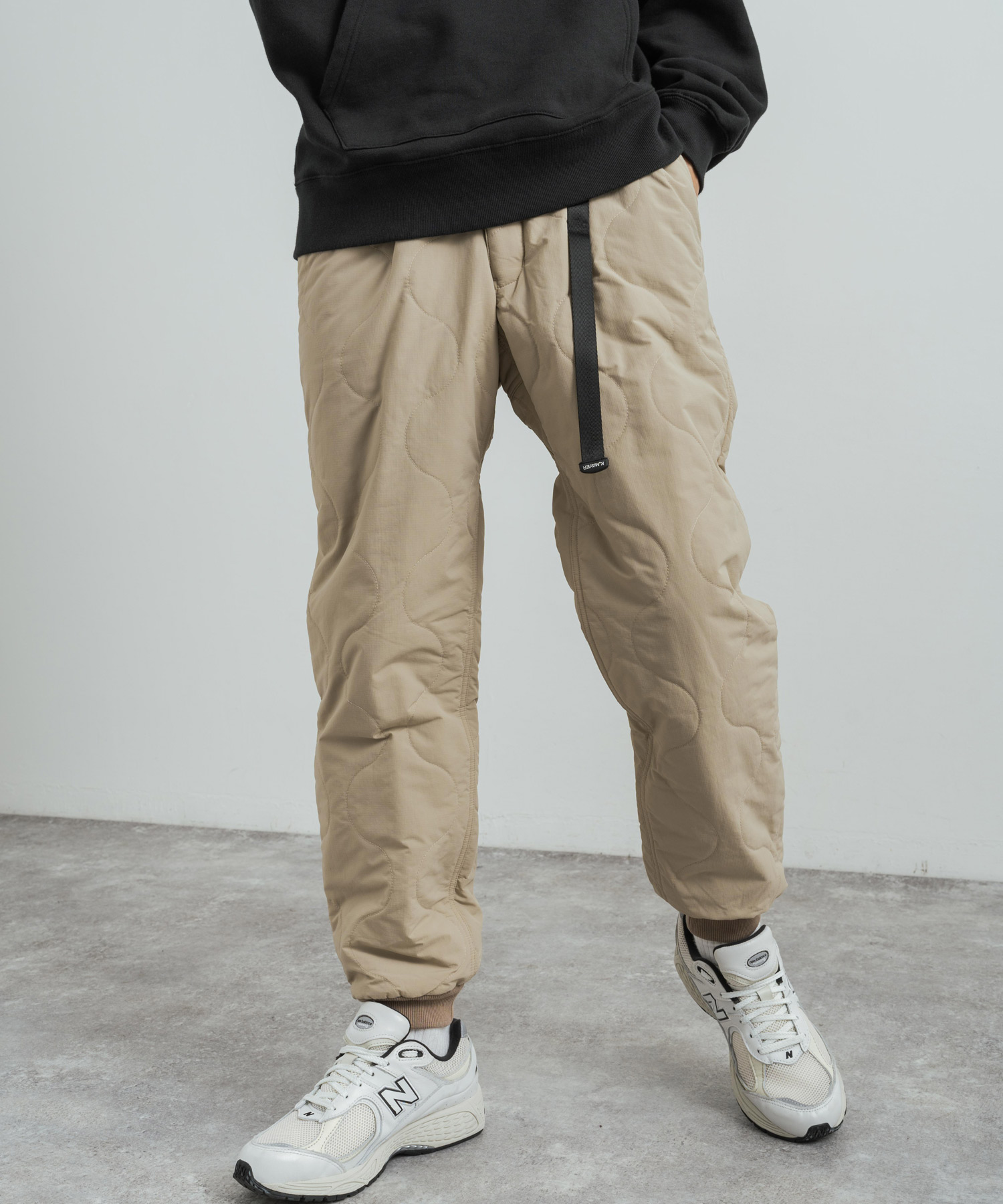 hi_roco 　定価¥31,900 カシミア混GLENCHECK パンツ カーゴパンツ デニムパンツ メンズ[品番：LU000013229