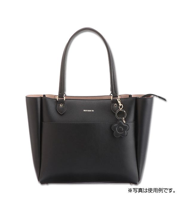 美品 マリークワント レザートートバッグ ハンドバッグ デイジー