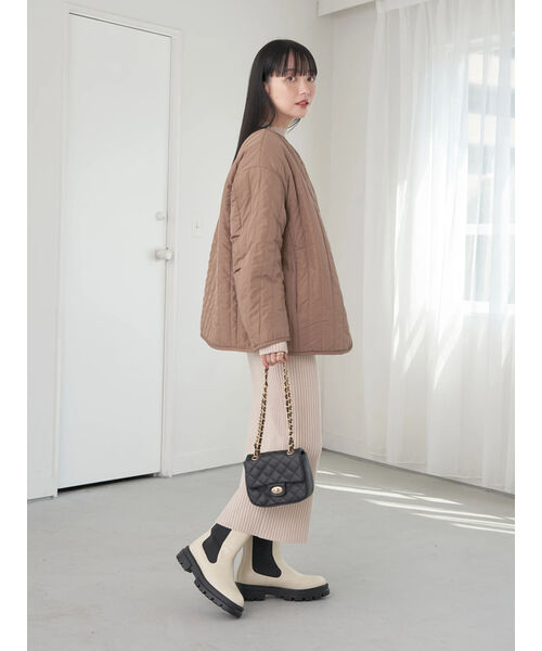 セール 50%OFF】ボアキルティングリバーシブルコート(504975497