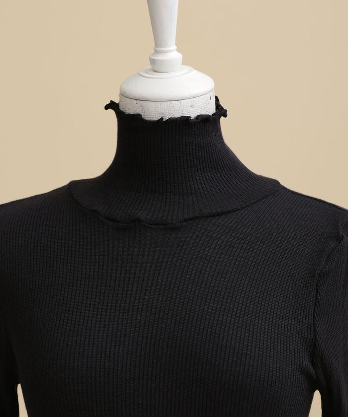 セール 60%OFF】HAKUJI/ウールリブハイネックプルオーバー