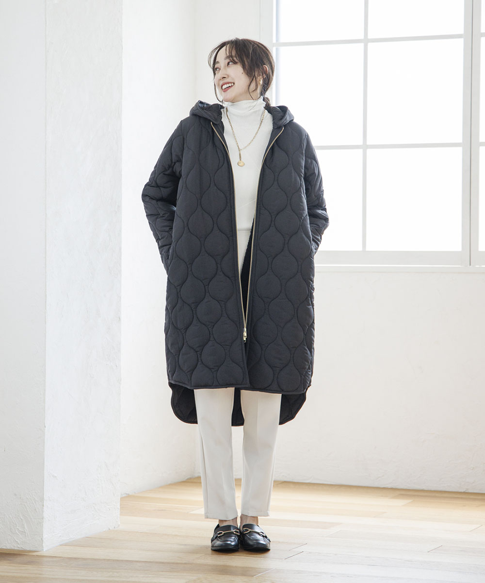 セール 20%OFF】MILITARY QUILTING HOOD COAT(504964196) | エマ