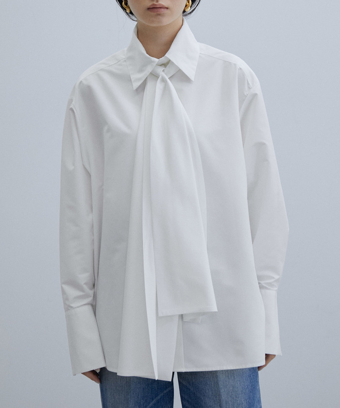 【オンライン限定商品】  セール】【2WAY】ビッグボウタイシャツ(504976442) | アダム エ トップス