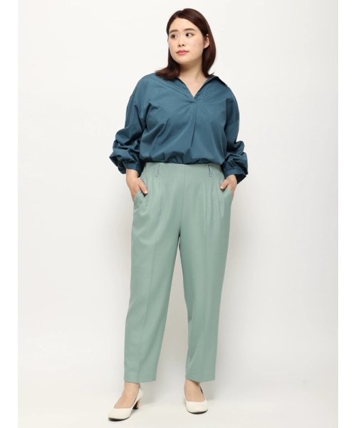 セール 40 Off Uvケア 防シワ 洗える リネンタッチラクケアテーパードパンツ リジェイアンドスプル Re J Supure D Fashion