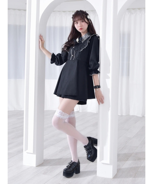 レースニーハイソックス(504977859) | ノエミー(NOEMIE) - d fashion