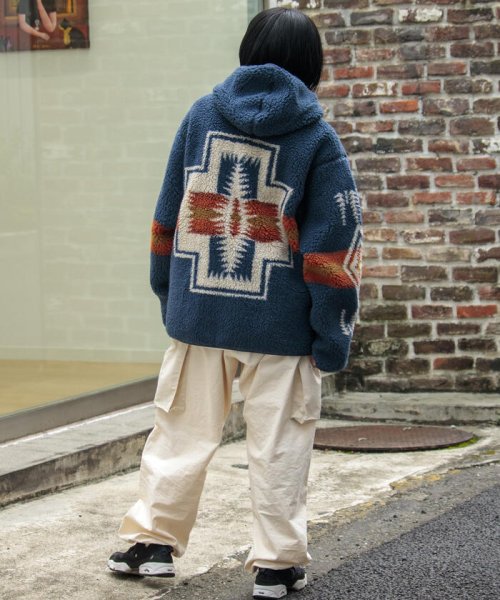 PENDLETON/ペンドルトン】BOA ZIP HOODIE ボアジップフーディー 