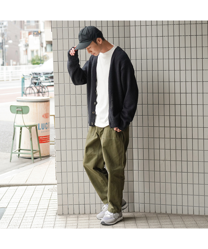23AW ネイバーフッド モヘア カーディガン M ワンフォークロージング 1111clothing ◇モヘアタッチ 総柄