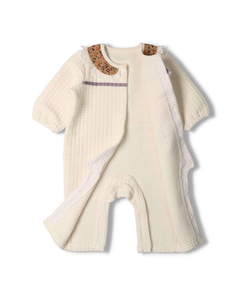 セール 50%OFF】【子供服】 kid´s zoo (キッズズー) 花柄衿付きニット