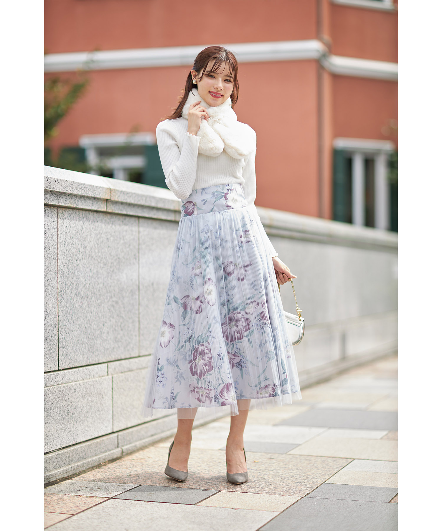 セール】トッコクローゼット tocco closet チュール×フラワー セール】トッコクローゼット tocco closet チュール×フラワー
