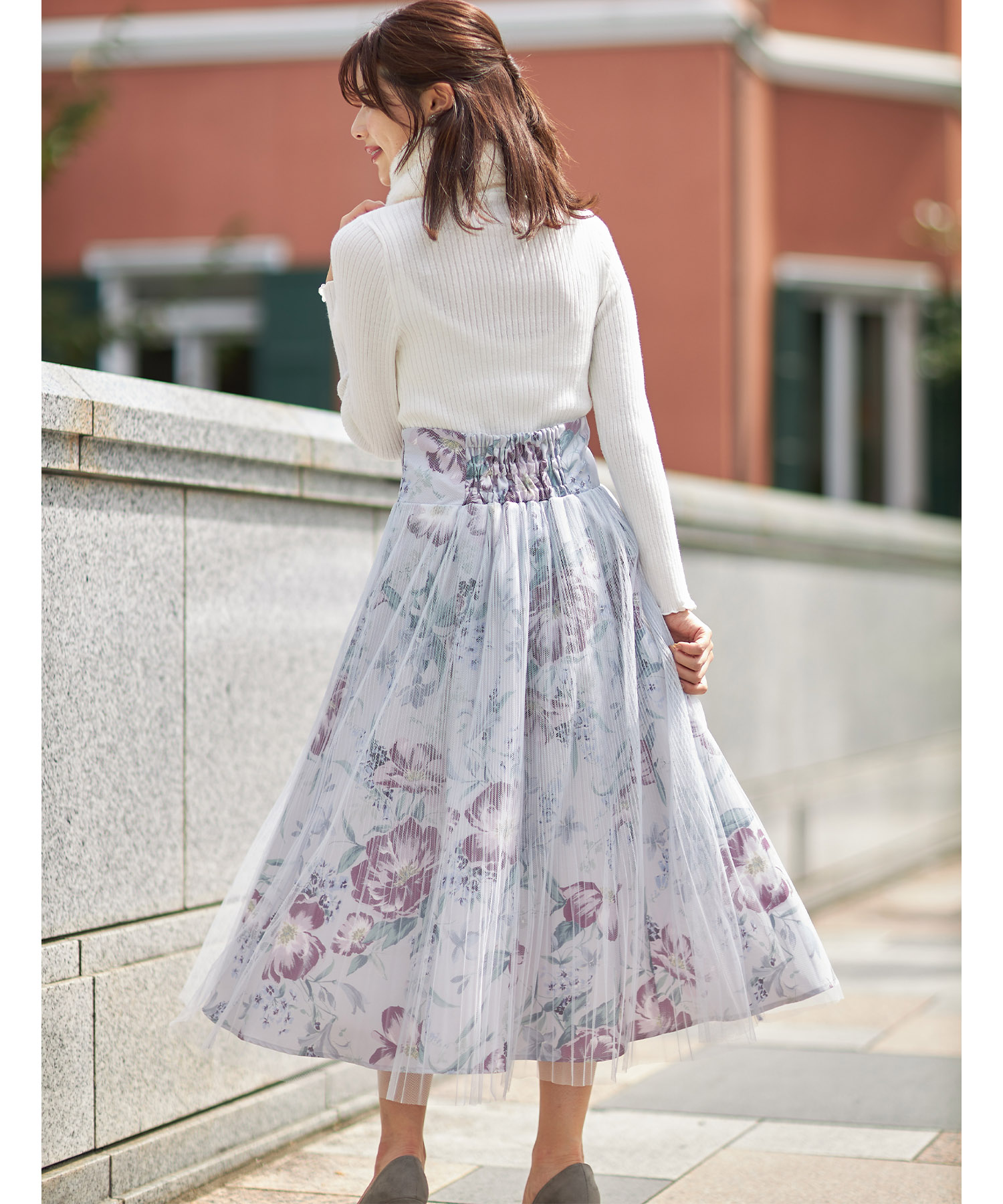 セール】トッコクローゼット tocco closet チュール×フラワー セール】トッコクローゼット tocco closet チュール×フラワー