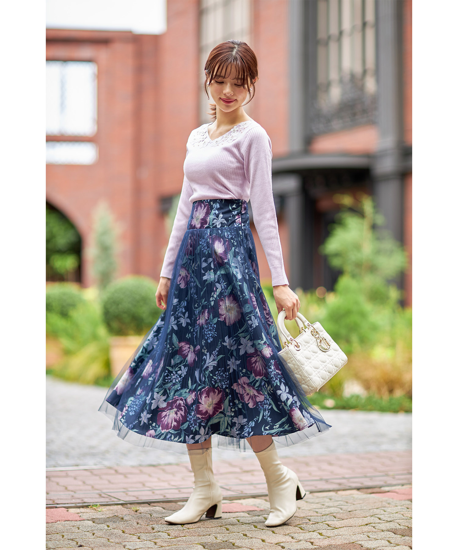 セール】トッコクローゼット tocco closet チュール×フラワー セール】トッコクローゼット tocco closet チュール×フラワー
