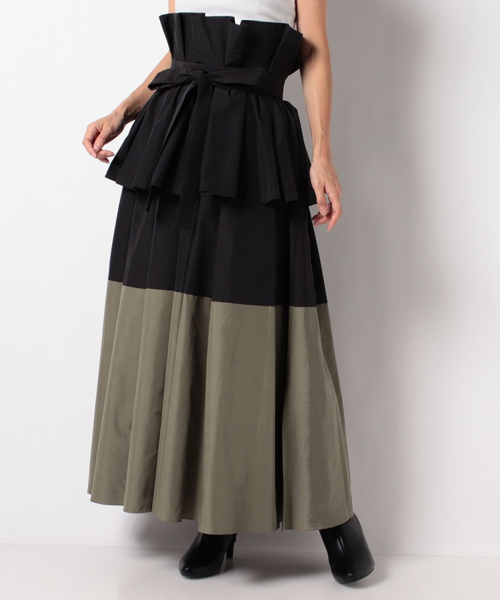セール 25%OFF】ビスチェ付きバイカラースカート(504966786