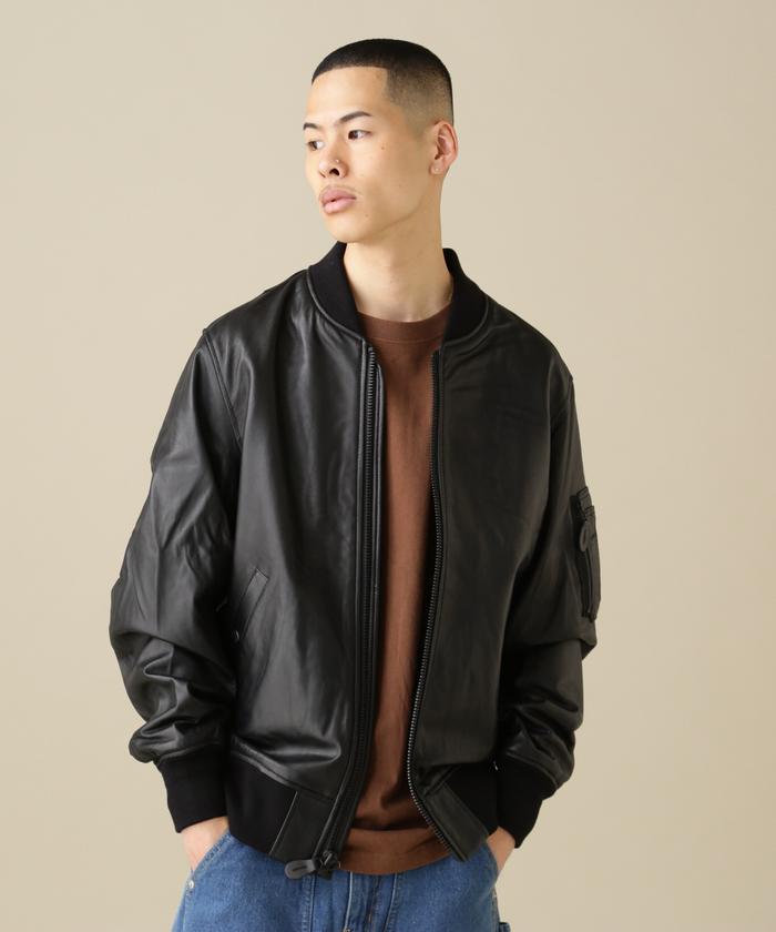 セール 30%OFF】《WEB＆DEPOT限定》LEATHER TYPE MA－1 LINING