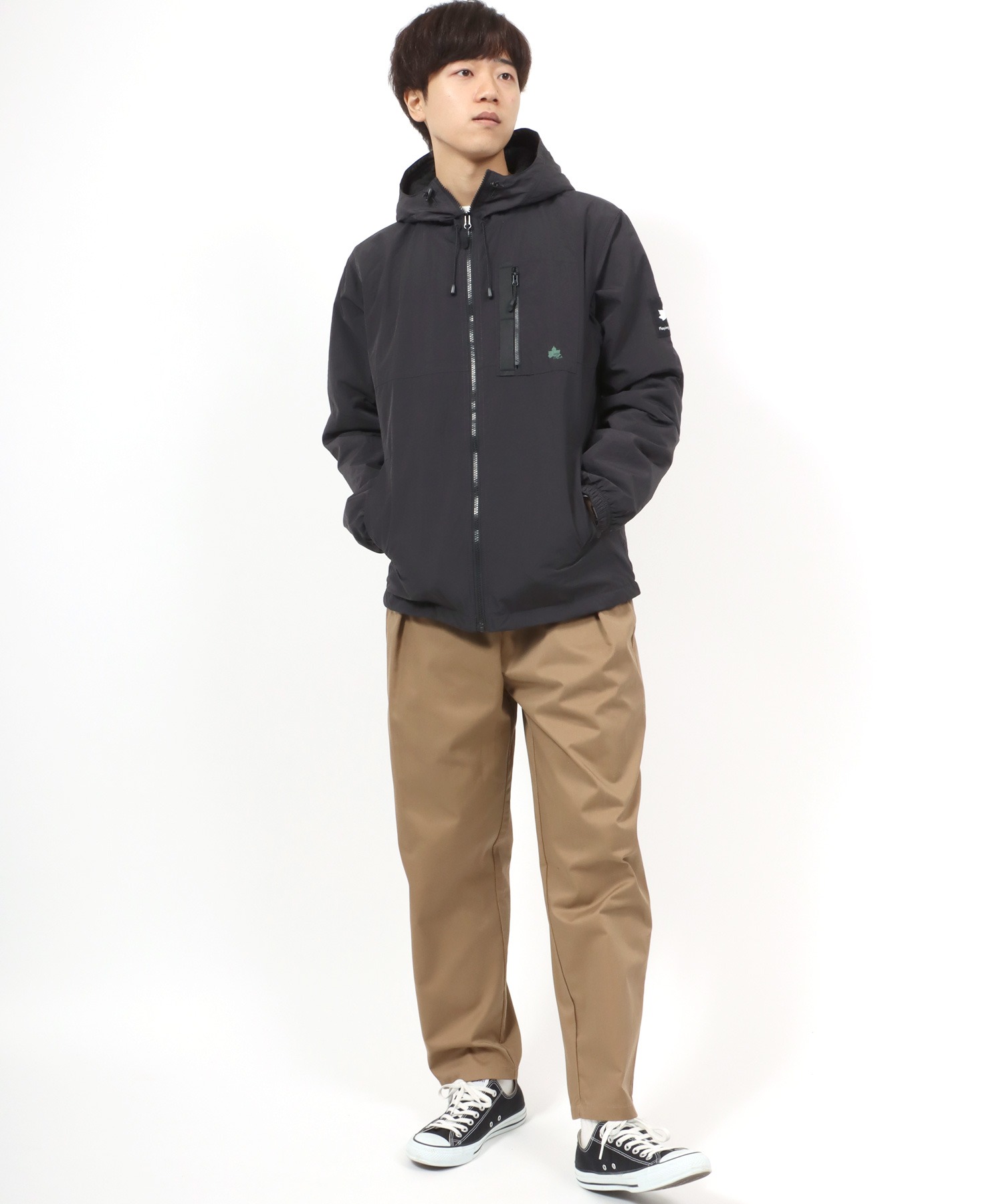 【日本未入荷】ヴィンテージ風ロゴ コットンフリースパーカー MILITARY WAIPER.inc RESPECT FOR VINTAGE 88／12 FABRIC