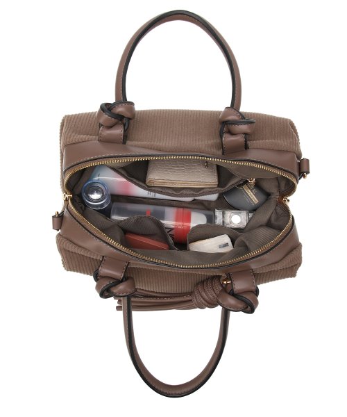 ツイストタッセル コーデュロイ ボストンバッグ(504985776) | アングリッド バッグ(UNGRID bag) - d fashion