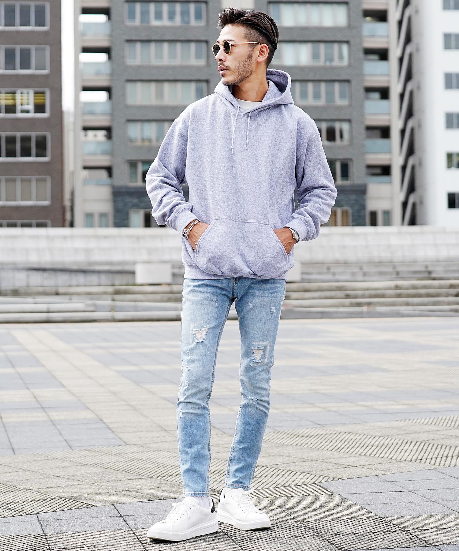 ジギーズショップ JIGGYS SHOP ダメージスキニーデニムパンツ ジギーズショップ JIGGYS SHOP ダメージスキニーデニムパンツ
